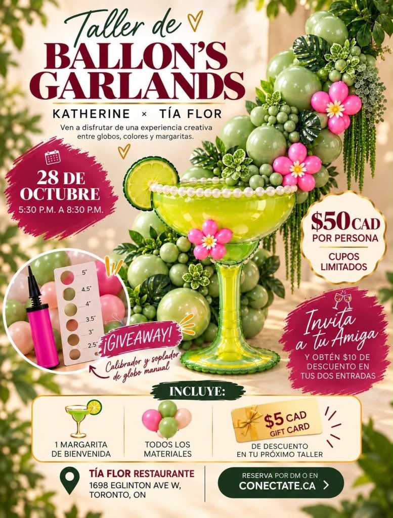 TALLER DE BALLOON’S GARLANDS